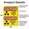 Signmission Radiation & Laser Sign, 24 in H x 18 in W, Vinyl Decal, Rectangle OS-2PACK-CR-D-1824-L-10167 - alternate 3